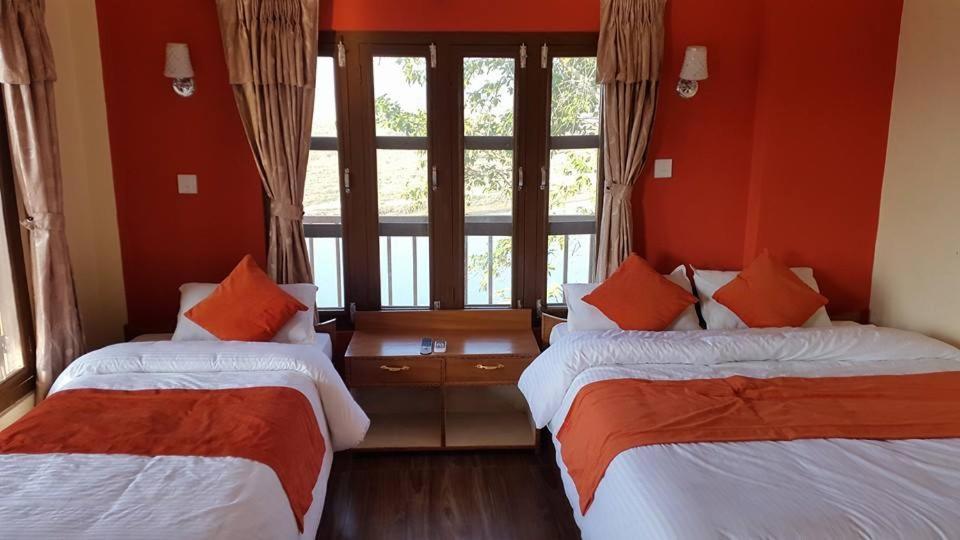 Hotel Jungle Wildlife Camp Sauraha Exterior foto