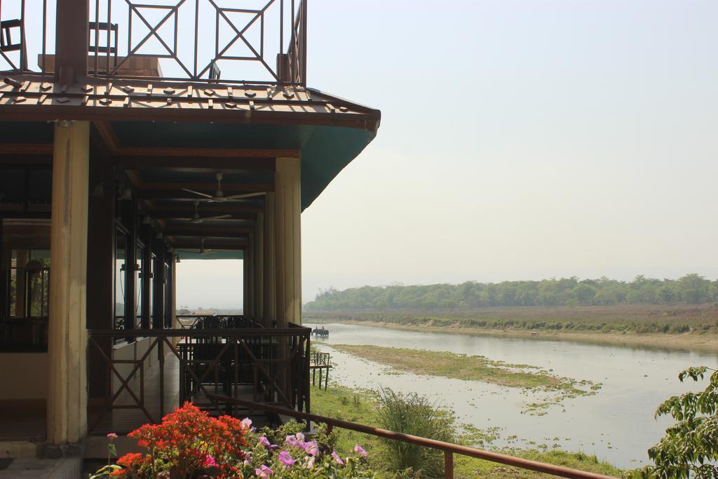 Hotel Jungle Wildlife Camp Sauraha Exterior foto